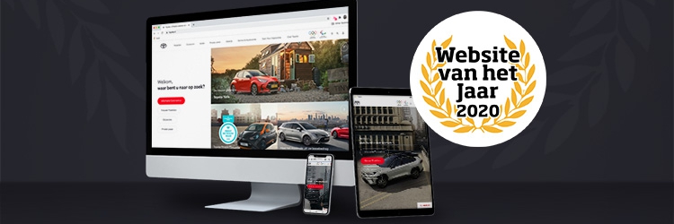 Toyota.nl genomineerd voor beste website!